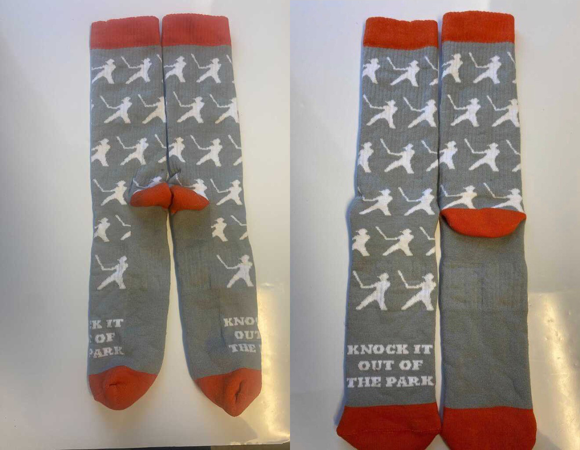 Knock It Out of the Park Socks – Ryland Strong Foundation